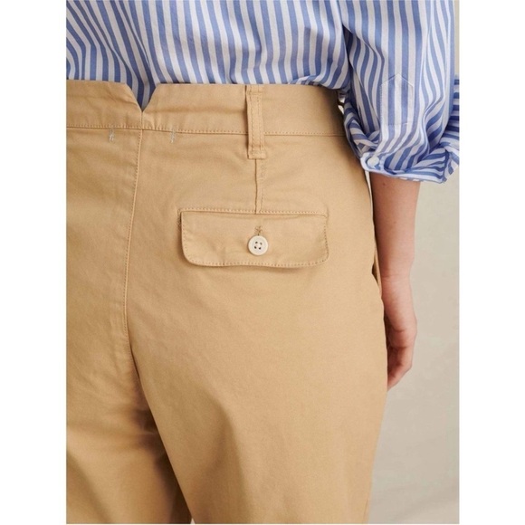 Alex Mill Women's Boy Pleated Chino Pants in Light Khaki Tan Brown Size 6 NWOT - Picture 2 of 10